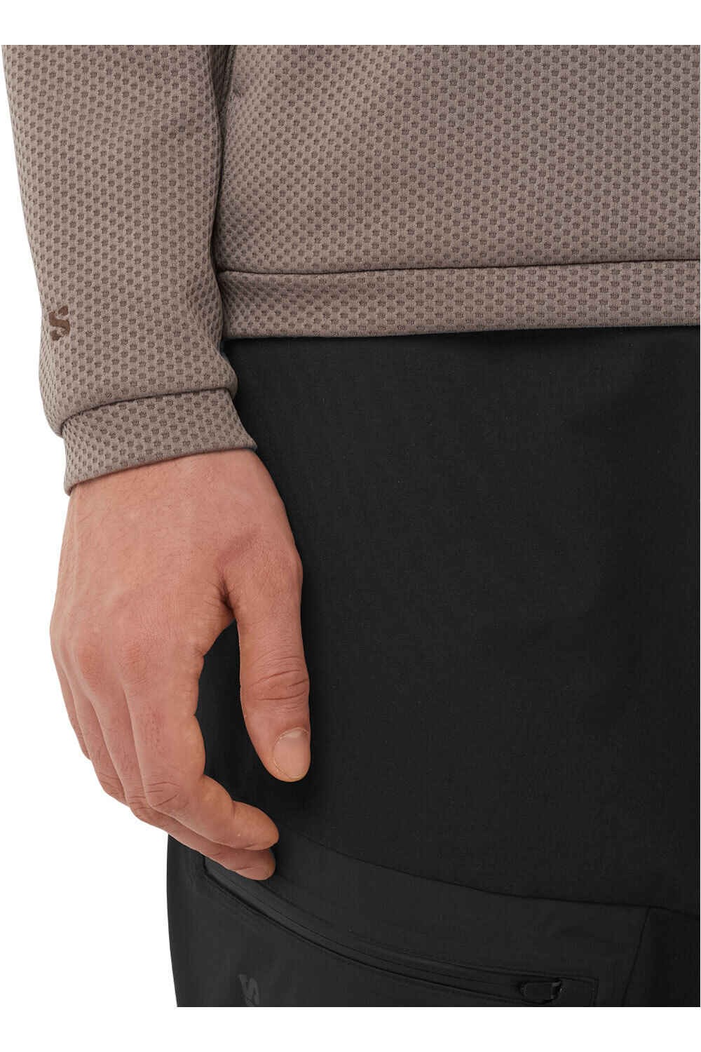 Salomon Sudaderas Montaña Hombre MOTOMESH CREWNECK M vista detalle