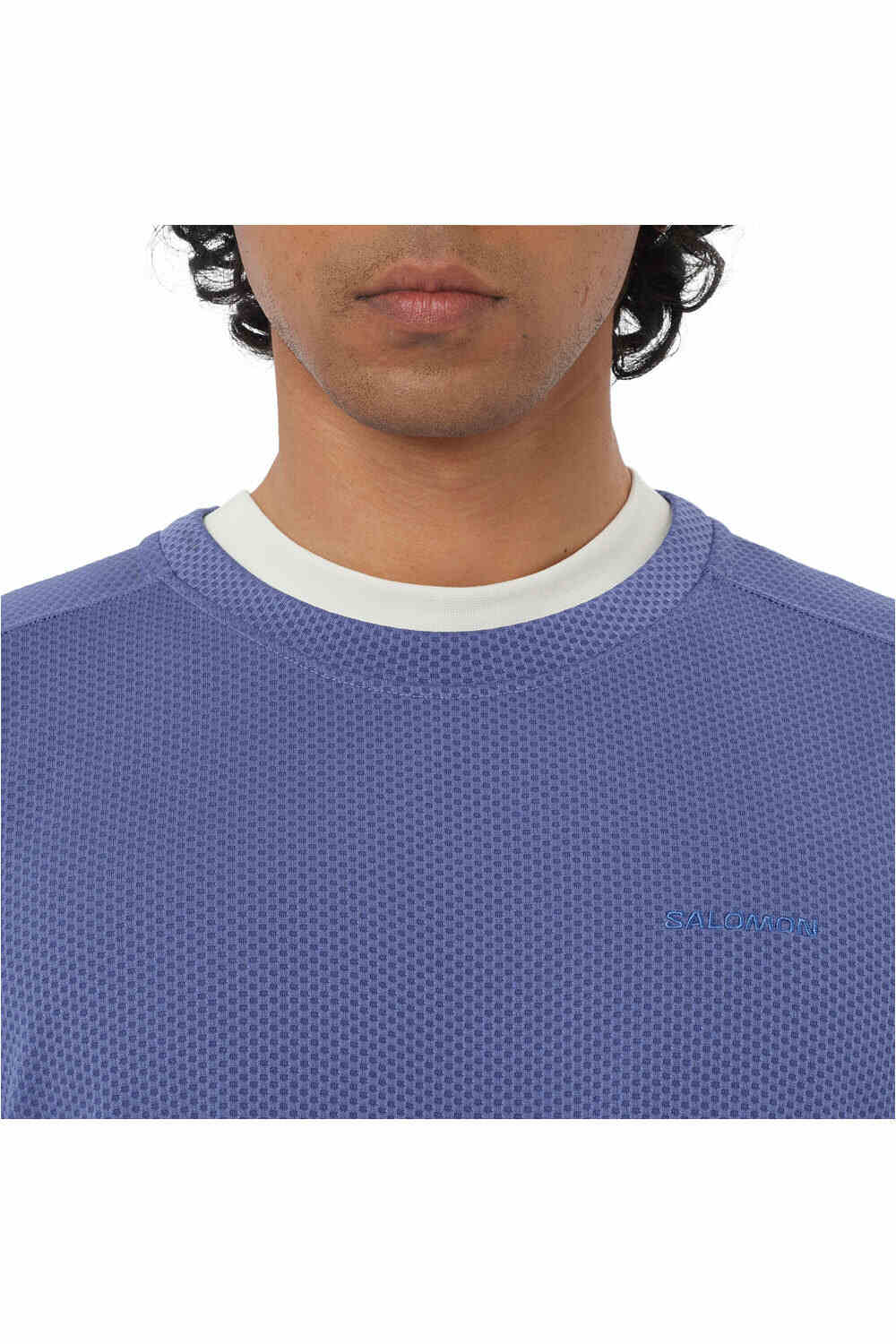 Salomon Sudaderas Montaña Hombre MOTOMESH CREWNECK M vista detalle