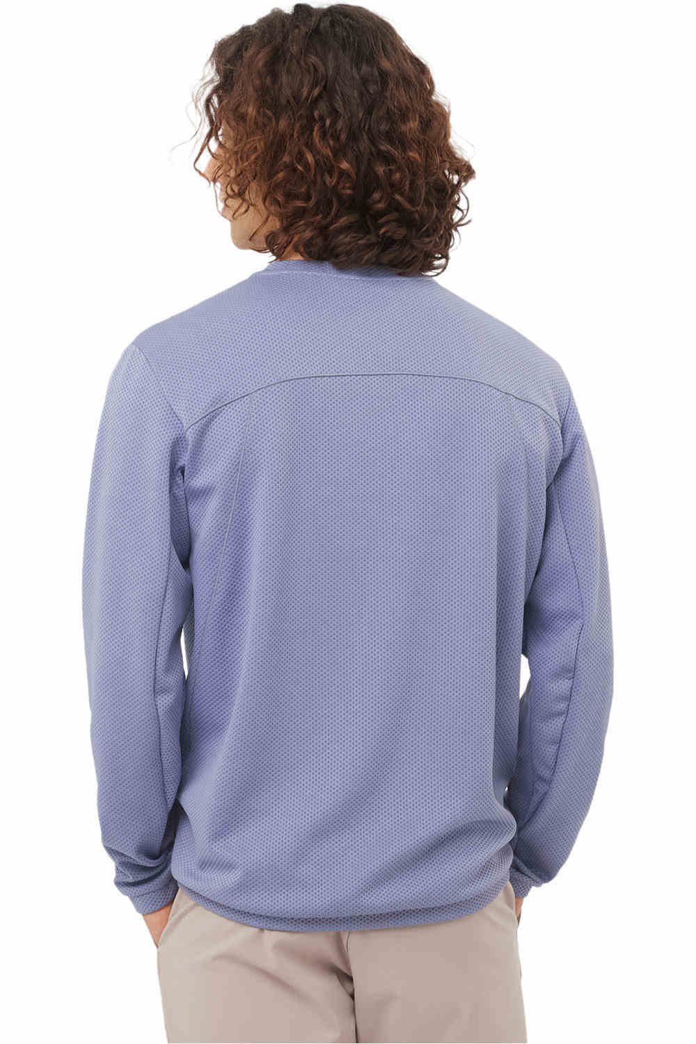 Salomon Sudaderas Montaña Hombre MOTOMESH CREWNECK M vista trasera