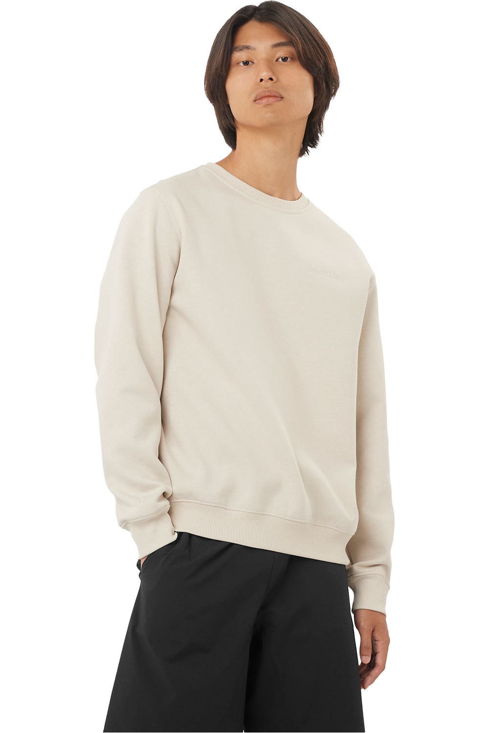 Salomon Sudaderas Montaña Hombre SALOMON LOGO CREWNECK M vista frontal