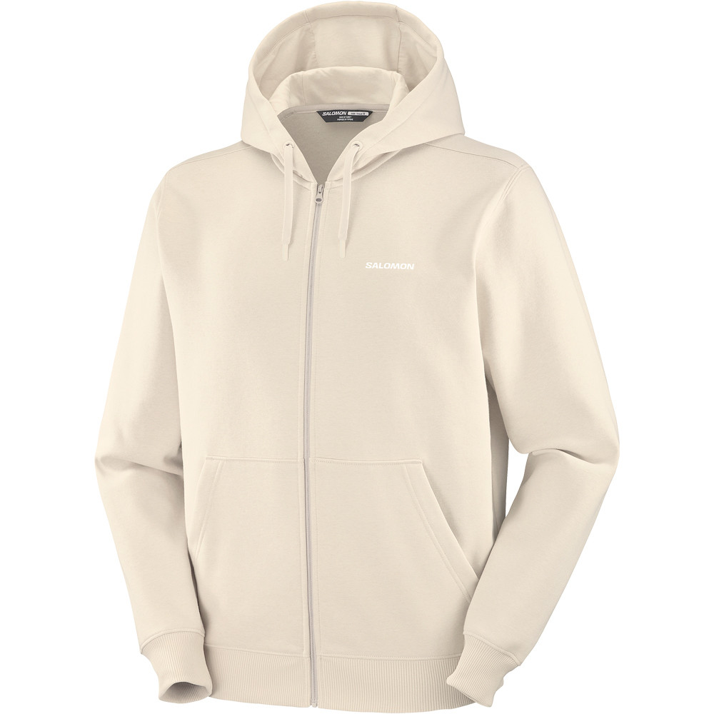 Salomon Sudaderas Montaña Hombre SALOMON LOGO FZ HOODIE M 03