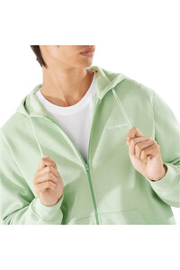 Salomon Sudaderas Montaña Hombre SALOMON LOGO FZ HOODIE M vista detalle