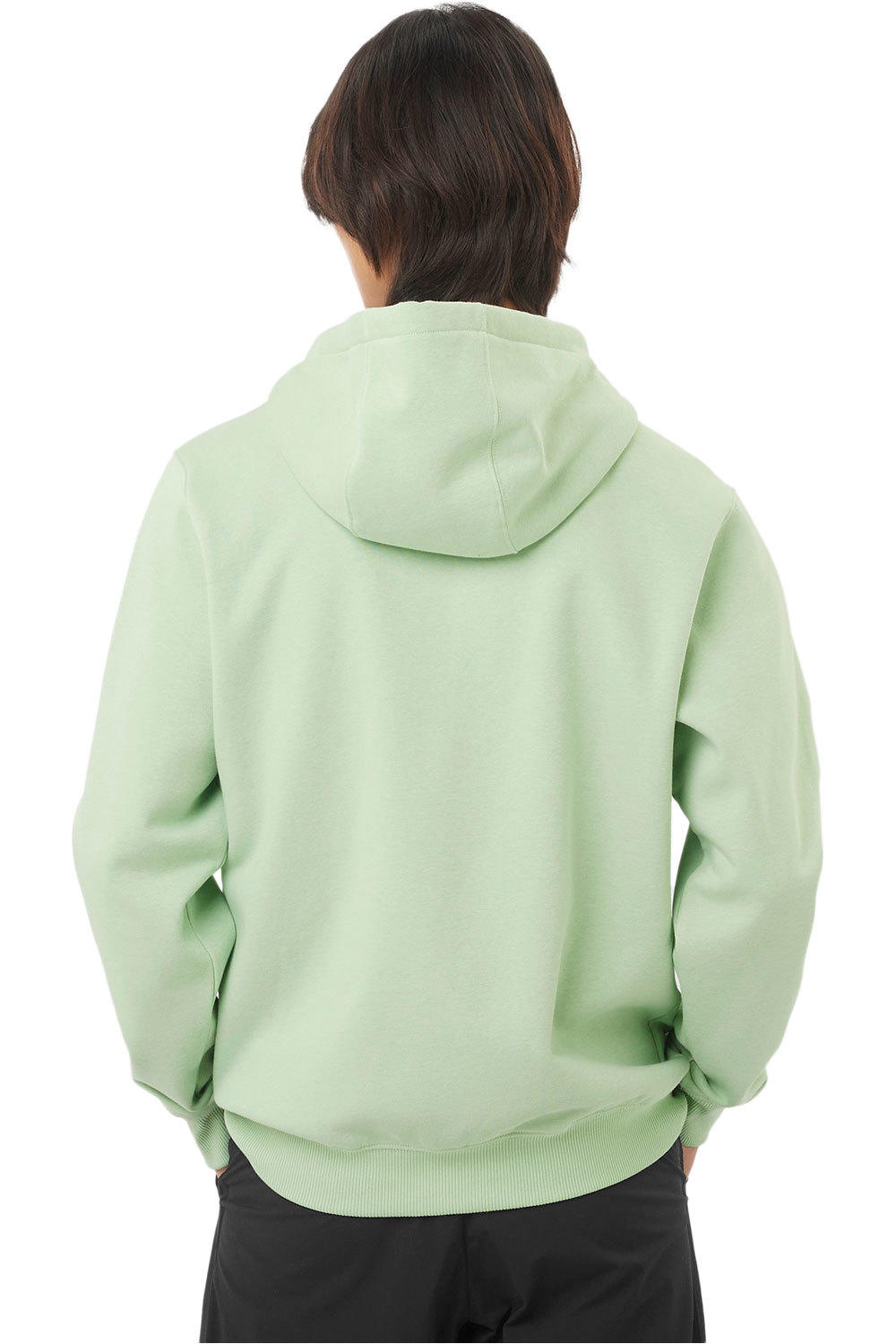 Salomon Sudaderas Montaña Hombre SALOMON LOGO FZ HOODIE M vista trasera