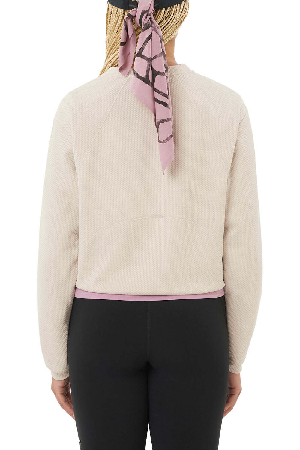 Salomon Sudaderas Montaña Mujer MOTOMESH CREWNECK W vista trasera