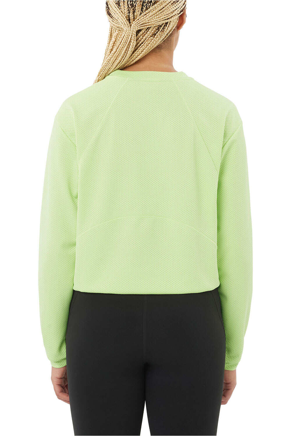 Salomon Sudaderas Montaña Mujer MOTOMESH CREWNECK W vista trasera