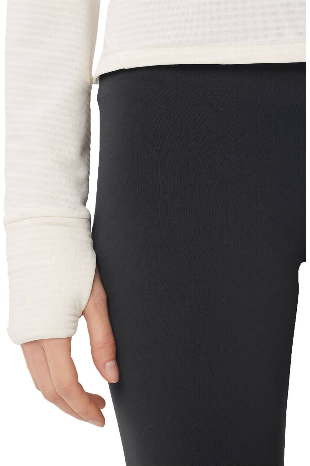 Salomon Sudaderas Montaña Mujer SNTIAL LIGHTWARM CN W vista detalle