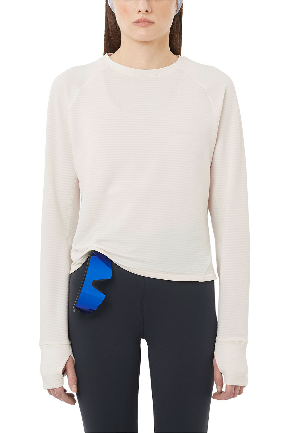 Salomon Sudaderas Montaña Mujer SNTIAL LIGHTWARM CN W vista frontal