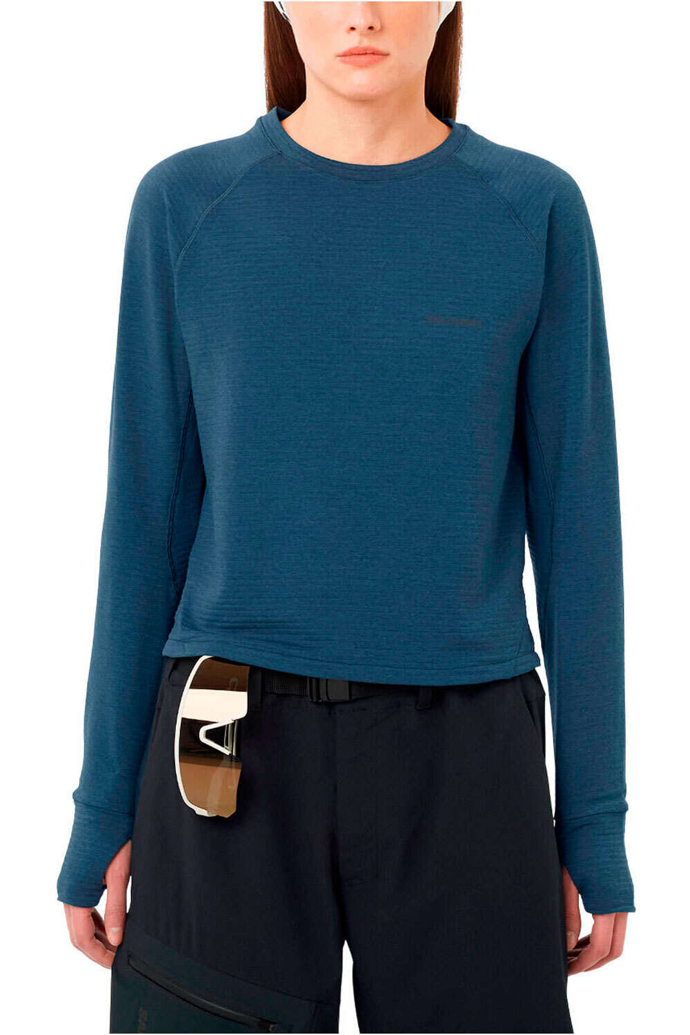 Salomon Sudaderas Montaña Mujer SNTIAL LIGHTWARM CN W vista frontal