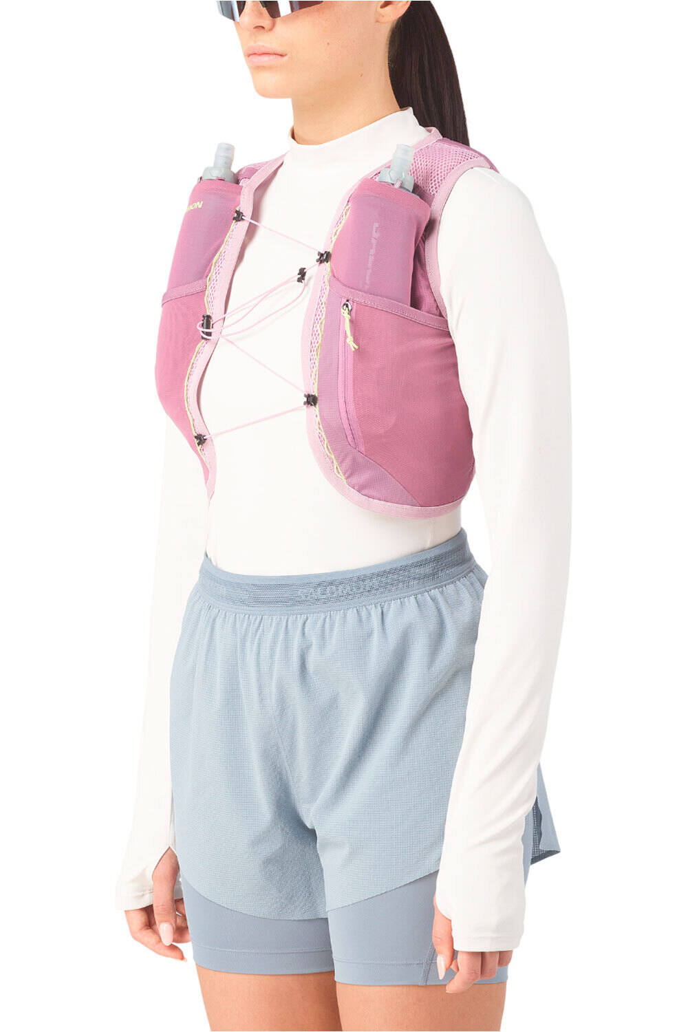 Salomon varios running ACTIVE SKIN 4 Women SET vista frontal