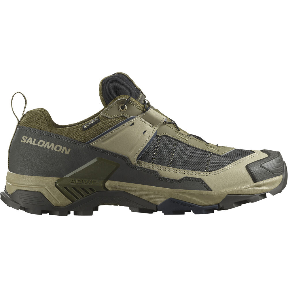 Salomon zapatilla trekking hombre X ULTRA 5 GTX lateral exterior