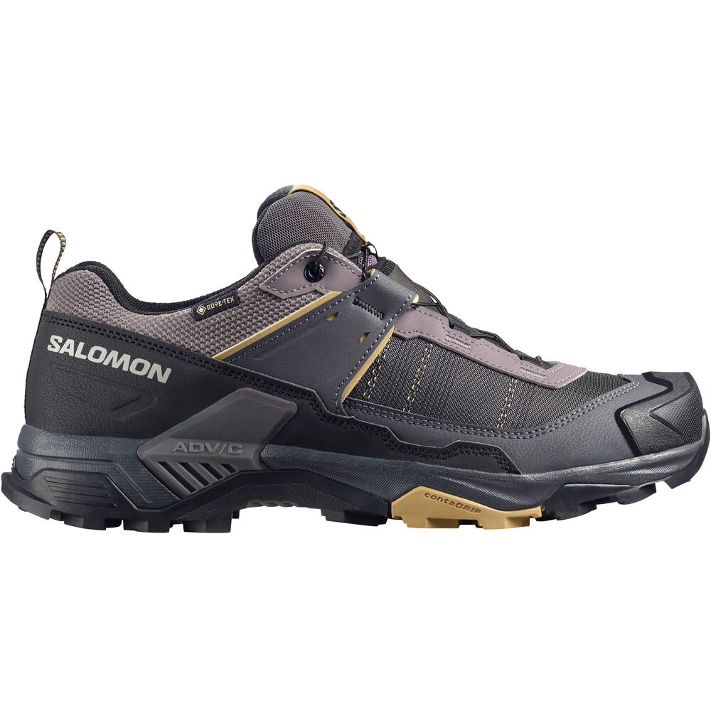 Salomon zapatilla trekking hombre X ULTRA 5 GTX lateral exterior