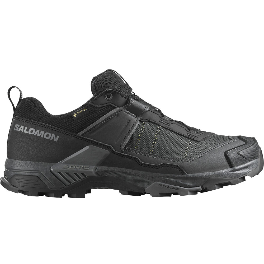 Salomon zapatilla trekking hombre X ULTRA 5 WIDE GTX lateral exterior