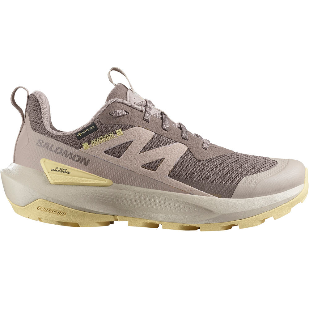 Salomon zapatilla trekking mujer ELIXIR ACTIV GTX W lateral exterior