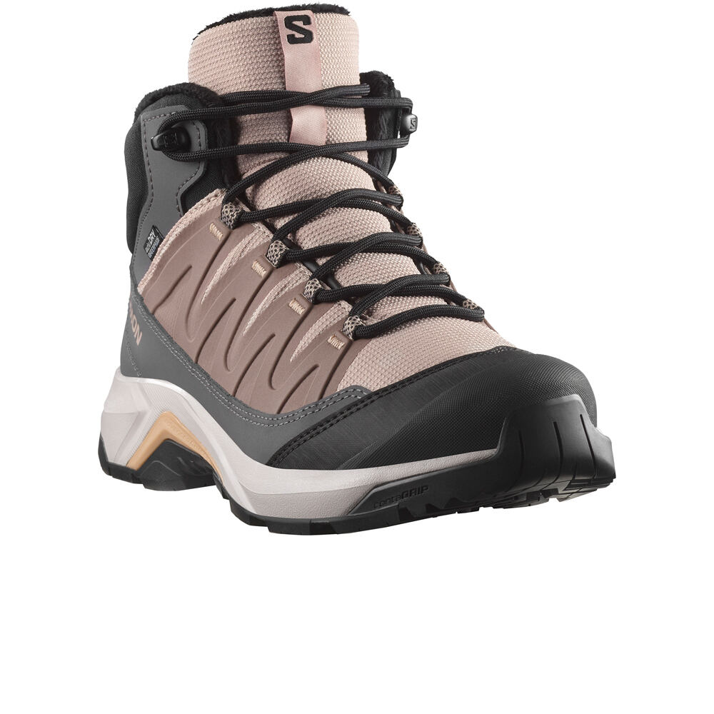 Salomon zapatilla trekking mujer X-ADVENTURE COLDRUSH WP W lateral interior