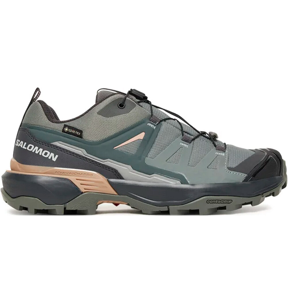 Salomon zapatilla trekking mujer X ULTRA 360 GTX W lateral exterior