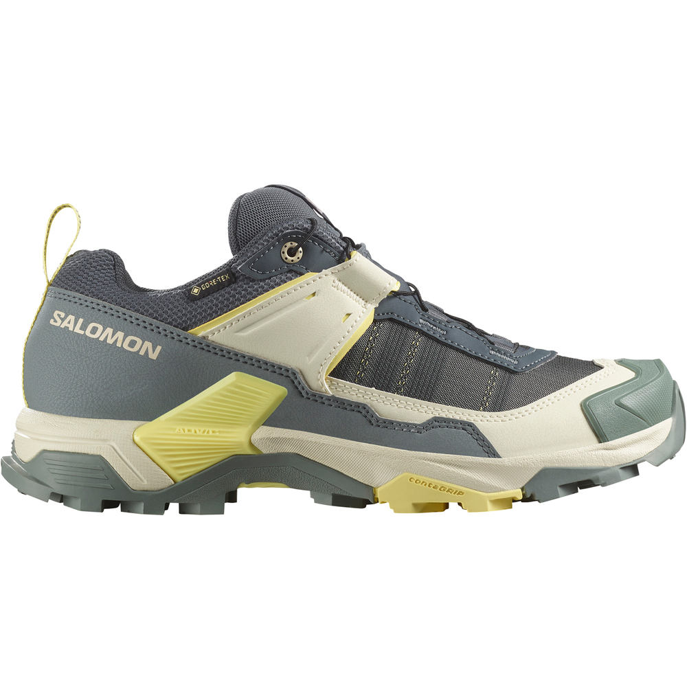 Salomon zapatilla trekking mujer X ULTRA 5 GTX W lateral exterior
