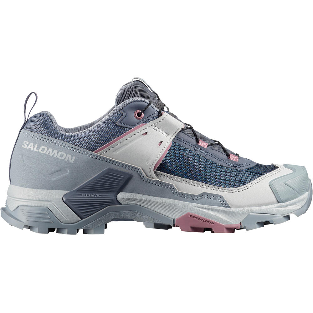 Salomon zapatilla trekking mujer X ULTRA 5 W lateral exterior