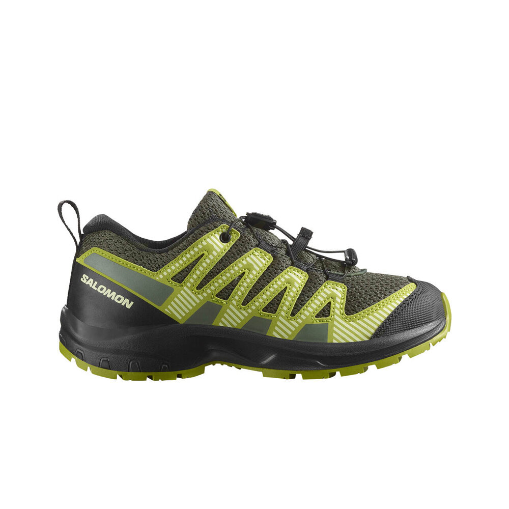 Salomon zapatilla trekking niño XA PRO V8 J lateral exterior