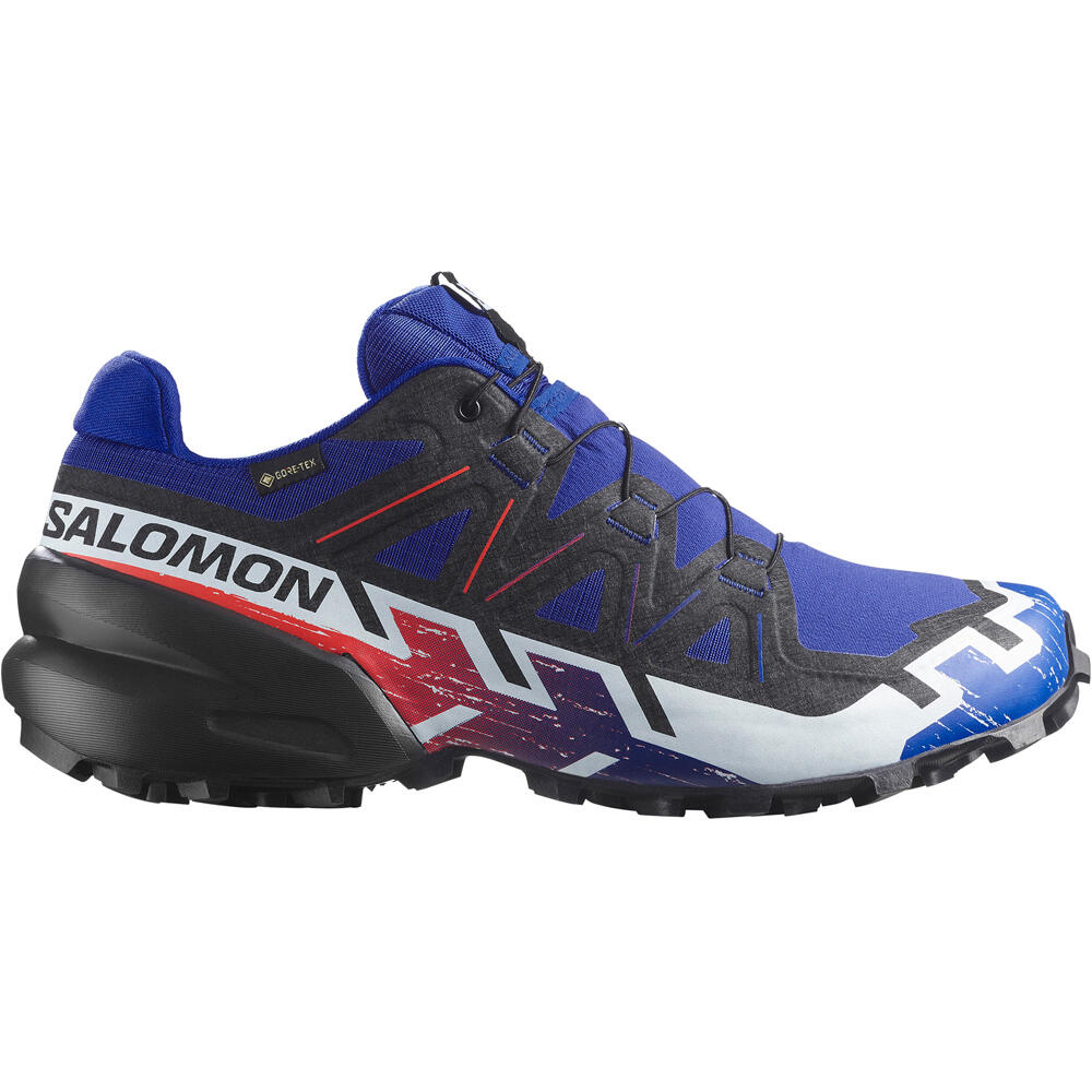 Salomon zapatillas trail hombre SPEEDCROSS 6 GTX EQUIPE lateral exterior