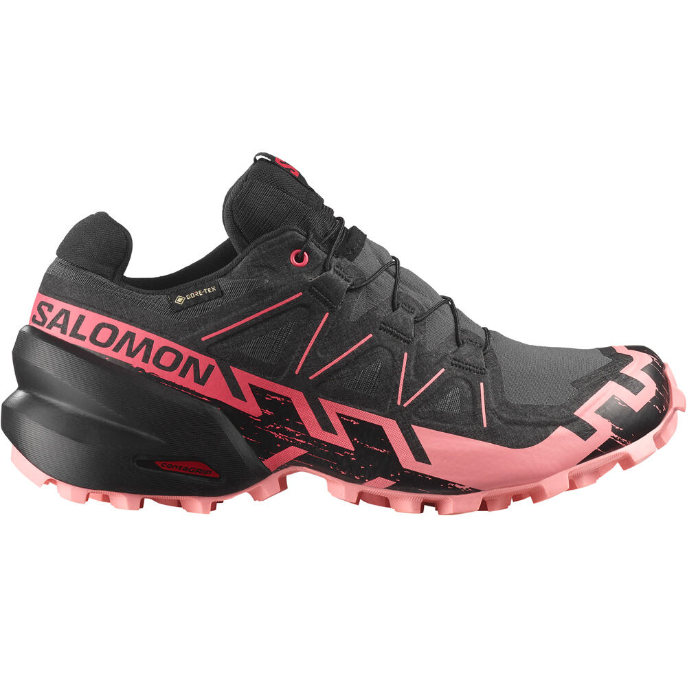 Salomon zapatillas trail mujer SPEEDCROSS 6 GTX W lateral exterior