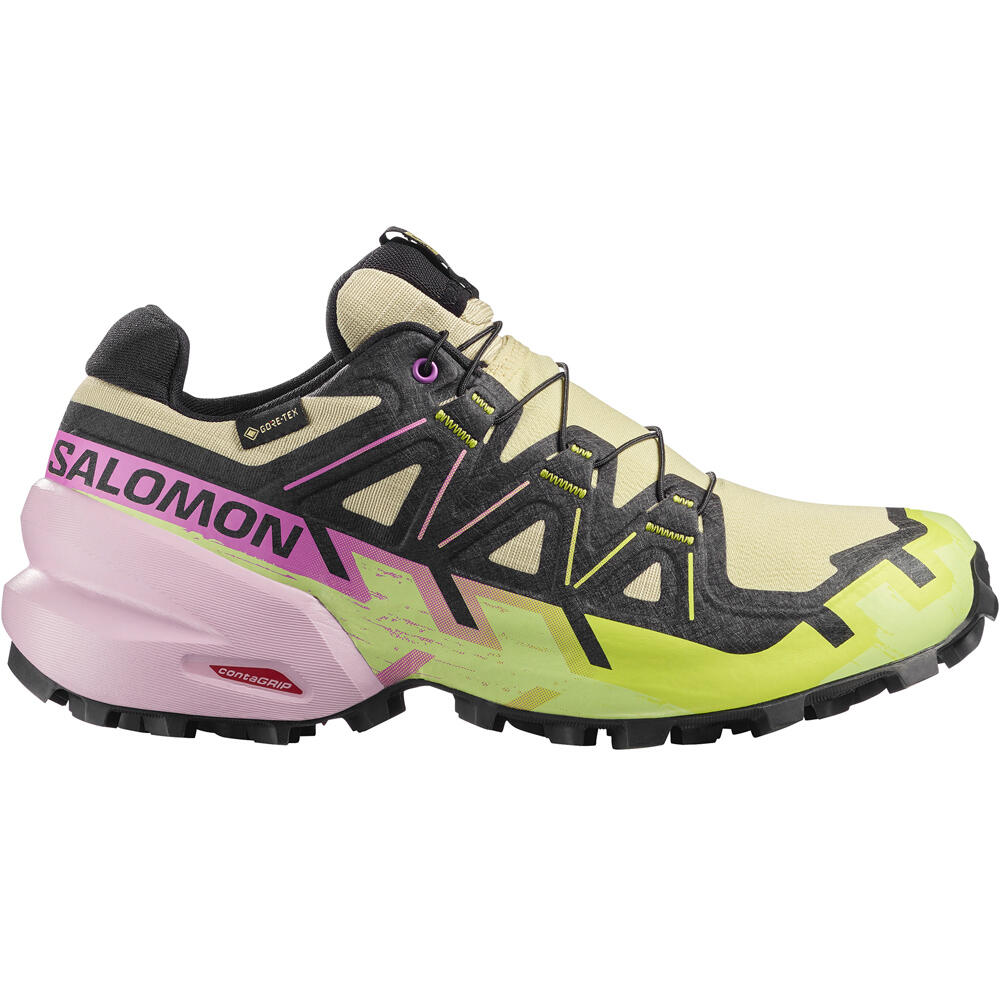 Salomon zapatillas trail mujer SPEEDCROSS 6 GTX W lateral exterior
