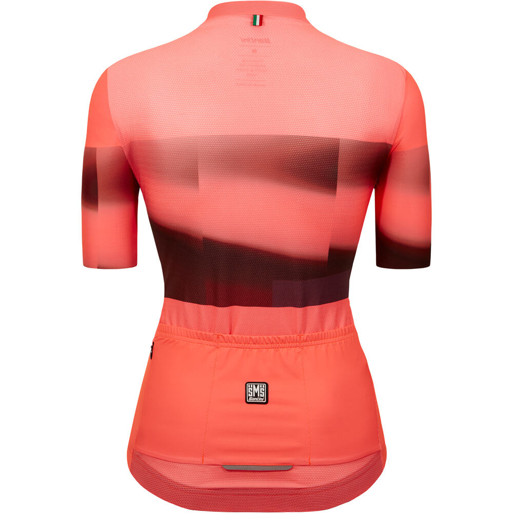 Santini maillot manga corta mujer MIRAGE - WOMEN'S JERSEY vista trasera