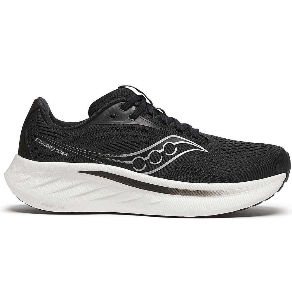 Saucony zapatilla running mujer RIDE 18 lateral exterior