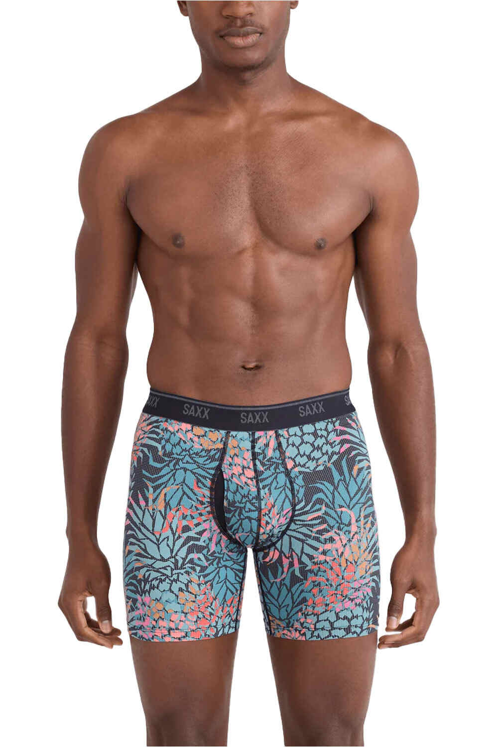 Saxx calzoncillo térmico QUEST QUICK-DRY MESH vista frontal