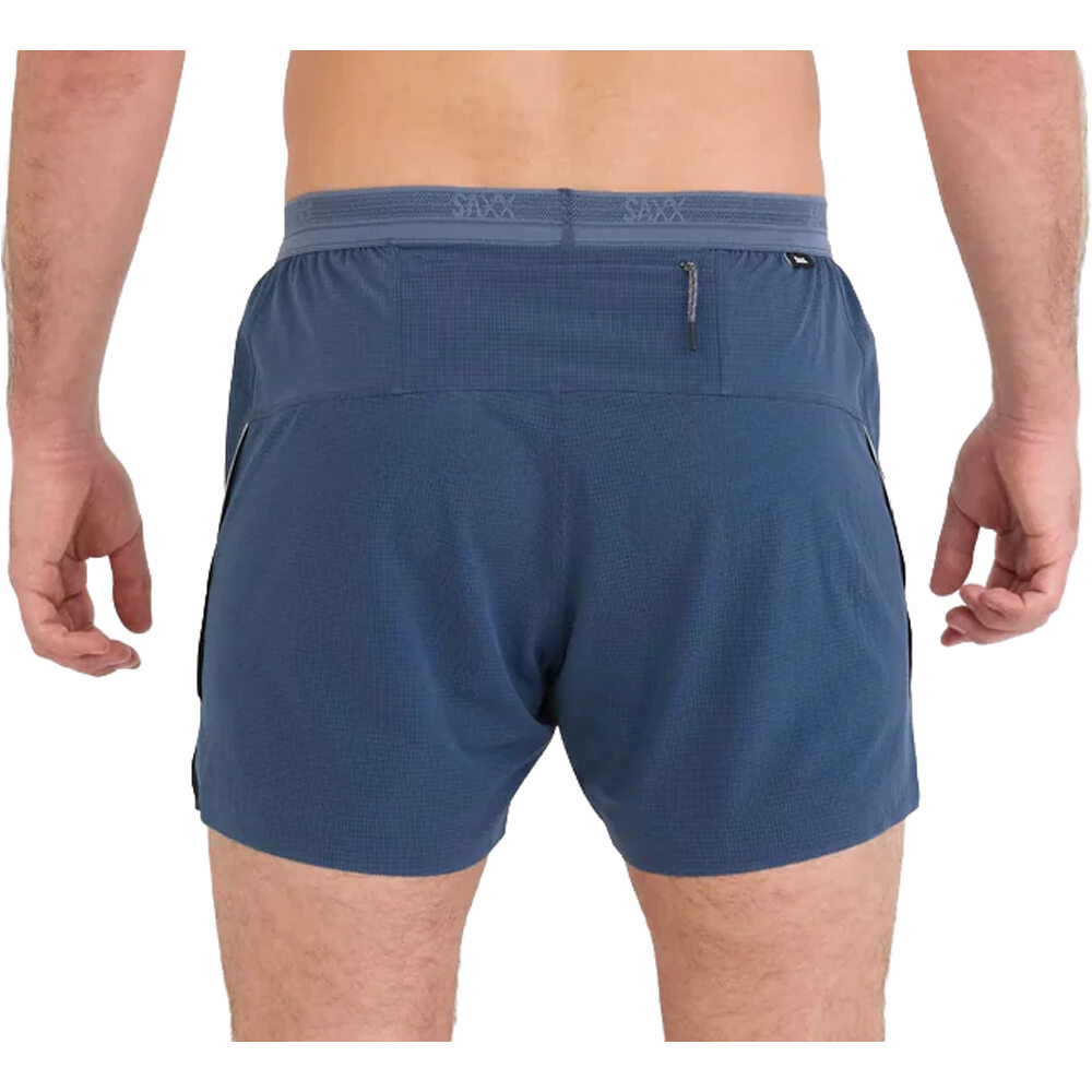 Saxx pantaloneta técnica hombre RACE PACE 2N1 RUN SHORT 5 vista trasera