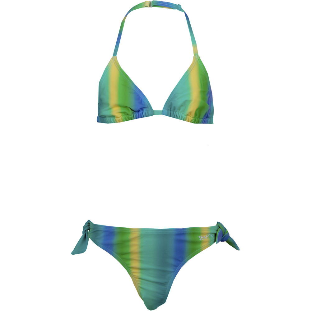 Seafor bañador playa niña BIKINI RAINBOW vista frontal