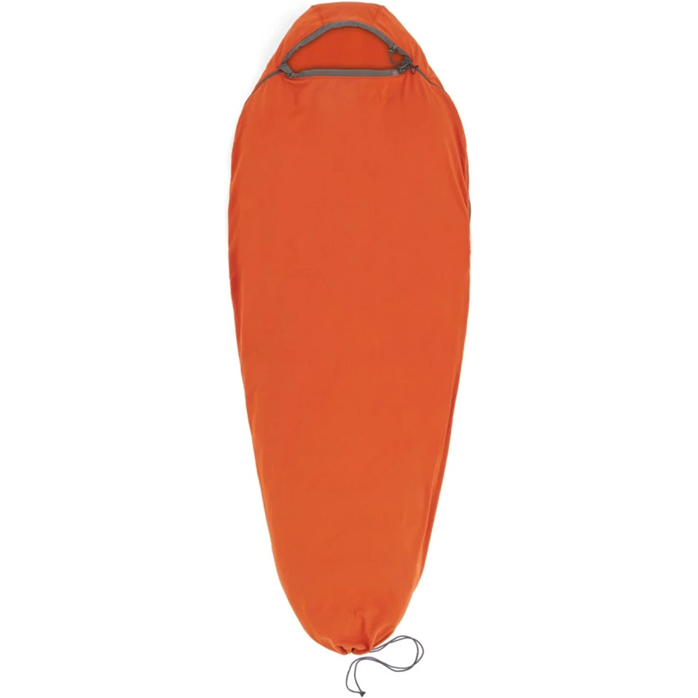 Seatosummit varios montaña Saco sabana REACTOR FLEECE momia c/cordo vista frontal