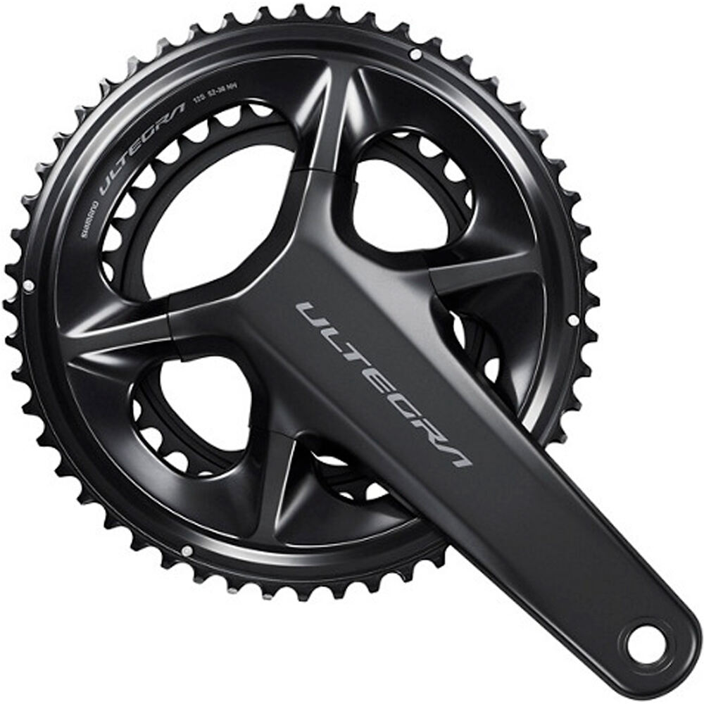 Shimano bielas carretera Crankset 12-Speed 160mm 52-36T vista frontal