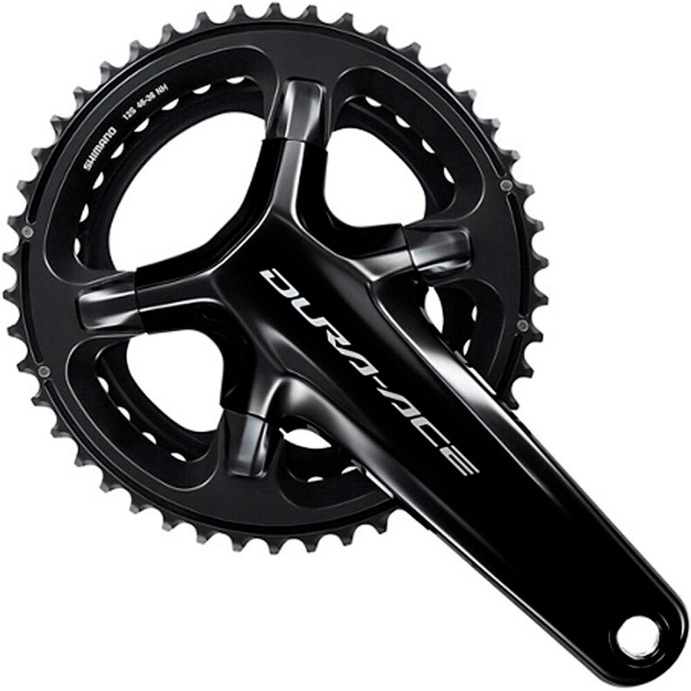Shimano bielas carretera Crankset 12-Speed 46/36T 160mm vista frontal