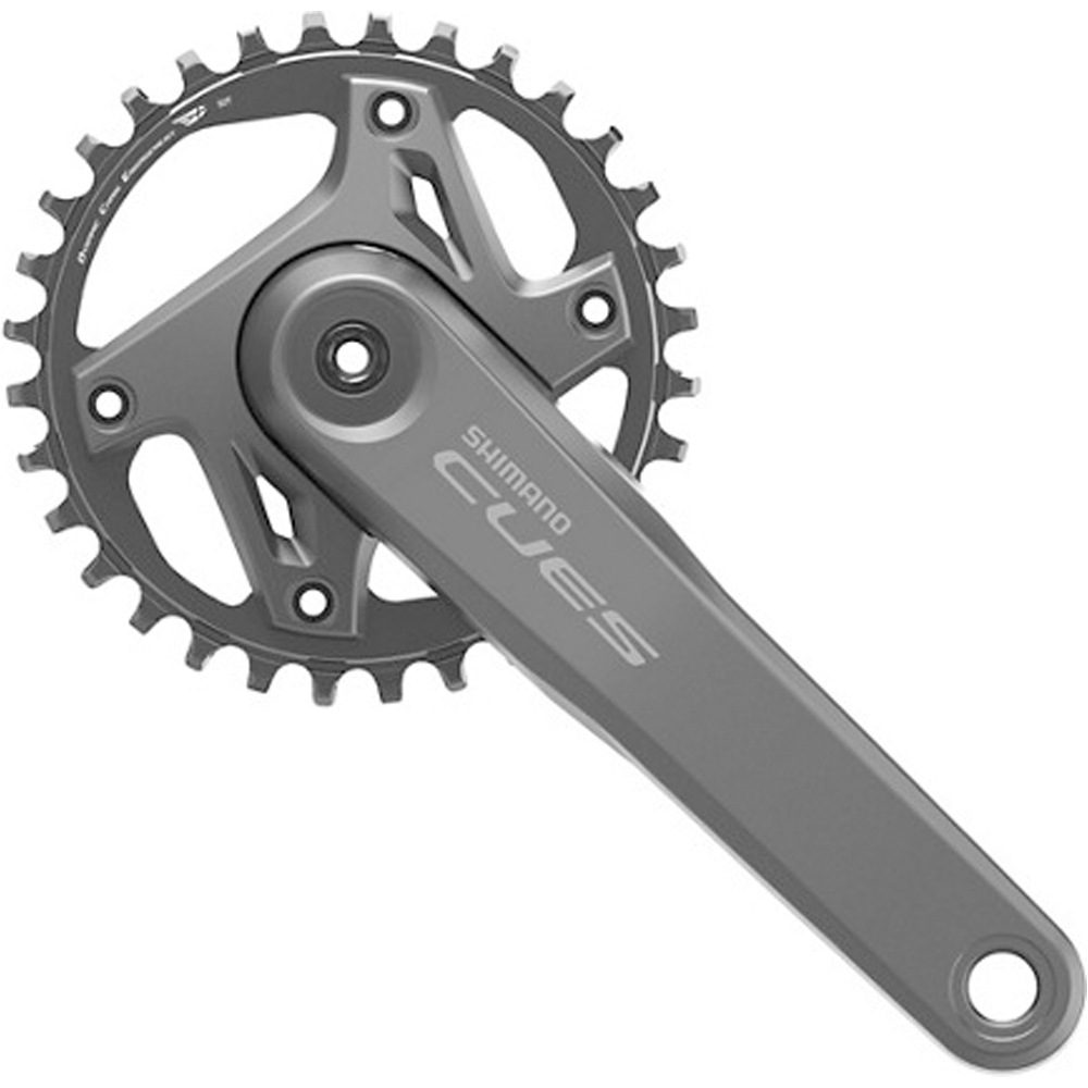 Shimano bielas mtb Crankset 9/10/11-Speed FC-U6000-1 32T 17 vista frontal