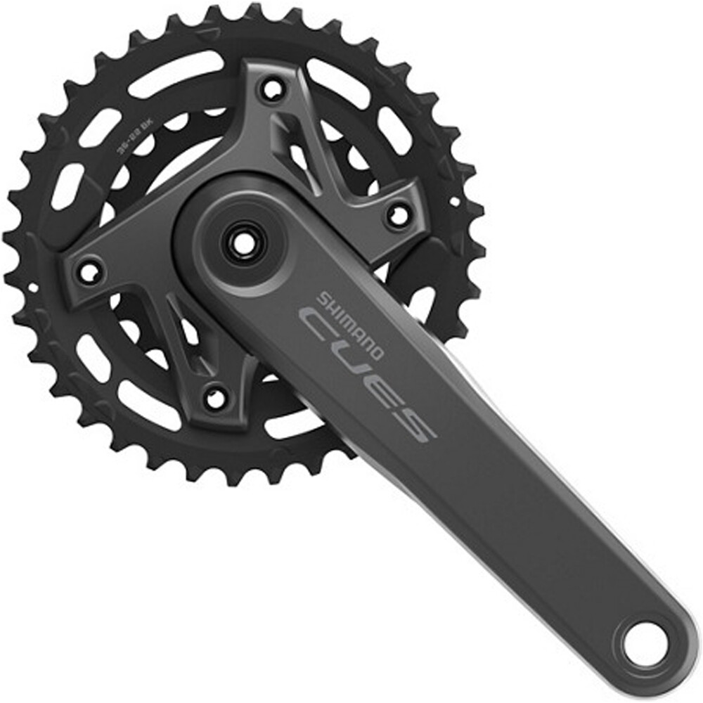 Shimano bielas mtb Crankset 9/10/11-Speed FC-U6000-2B 36/22 vista frontal