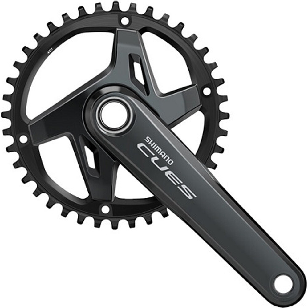 Shimano bielas mtb Crankset 9/10/11-Speed FC-U8000-1 40T 17 vista frontal