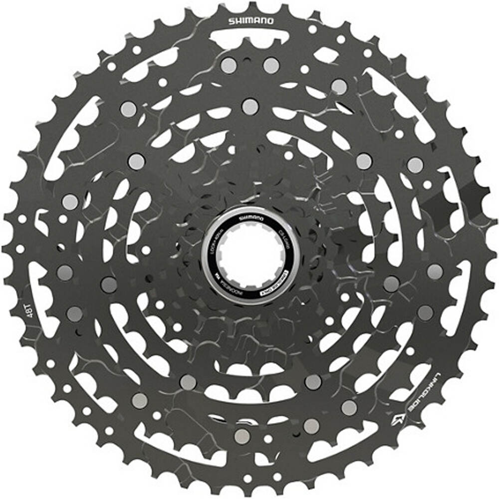 Shimano cassette bicicleta carretera Cassette 10v 11-48 CS-LG400 vista frontal