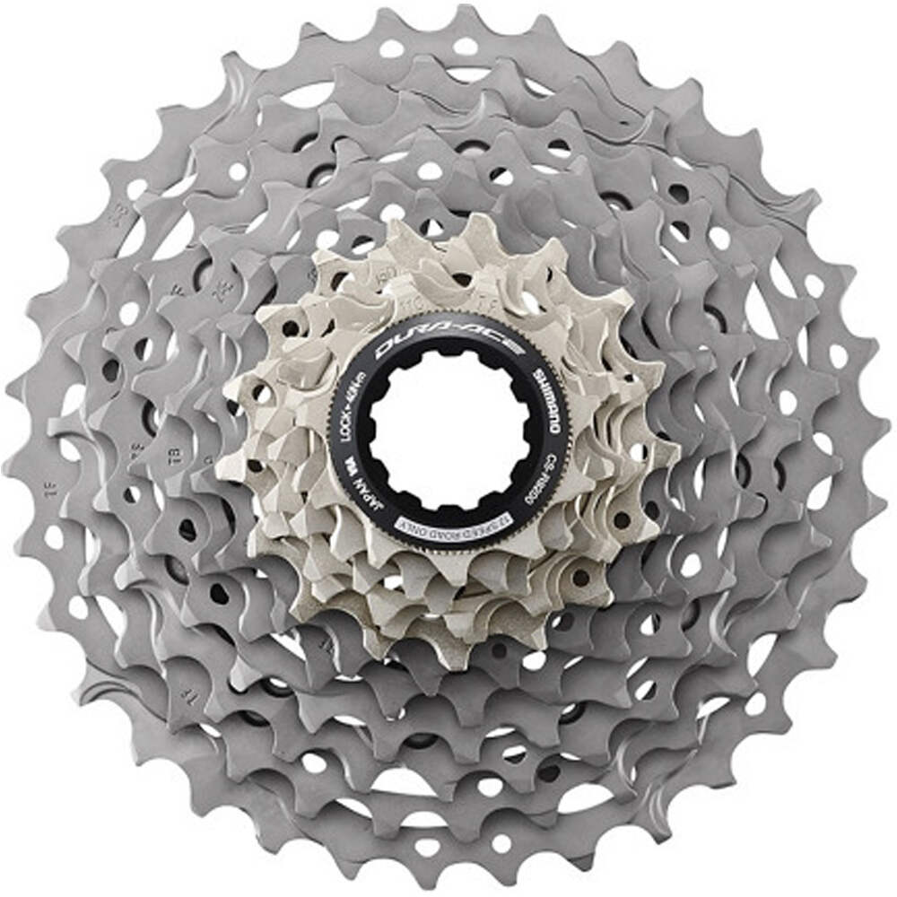 Shimano cassette bicicleta carretera Cassette 12 V. 11-34 CS-R9200 vista frontal