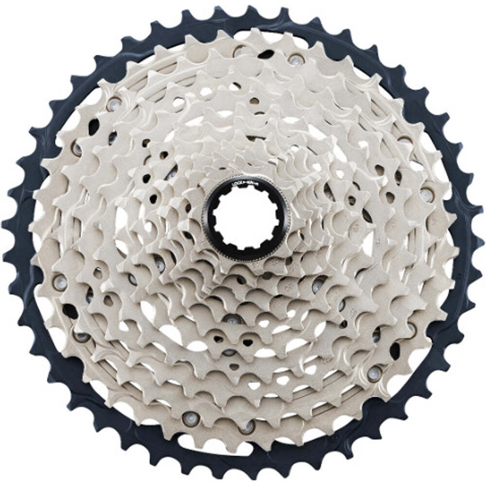 Shimano cassette bicicleta carretera Cassette 12v 10-45 CS-M7100 vista frontal