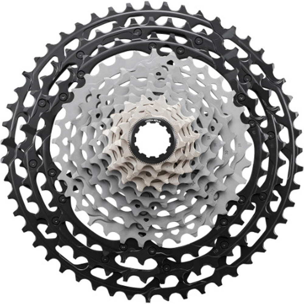 Shimano cassette bicicleta carretera Cassette 12v 10-51 CS-M9101 vista frontal