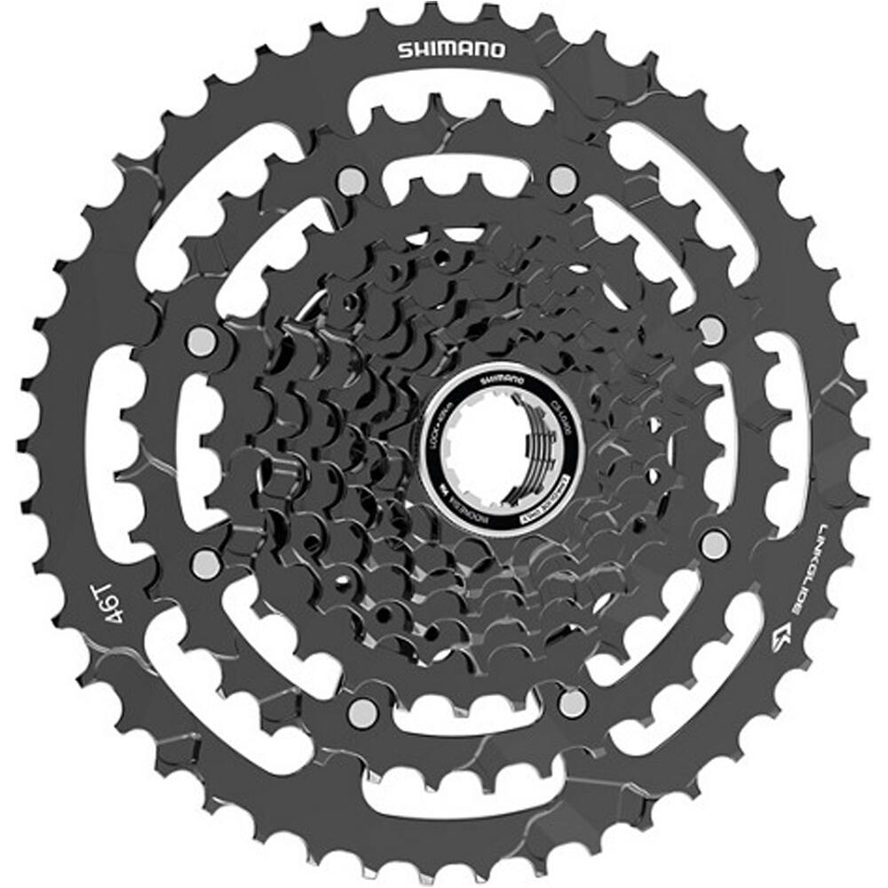 Shimano cassette bicicleta carretera Cassette 9v 11-46 CS-LG400 01