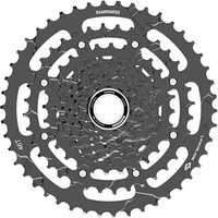 Shimano cassette bicicleta carretera Cassette 9v 11-46 CS-LG400 vista frontal