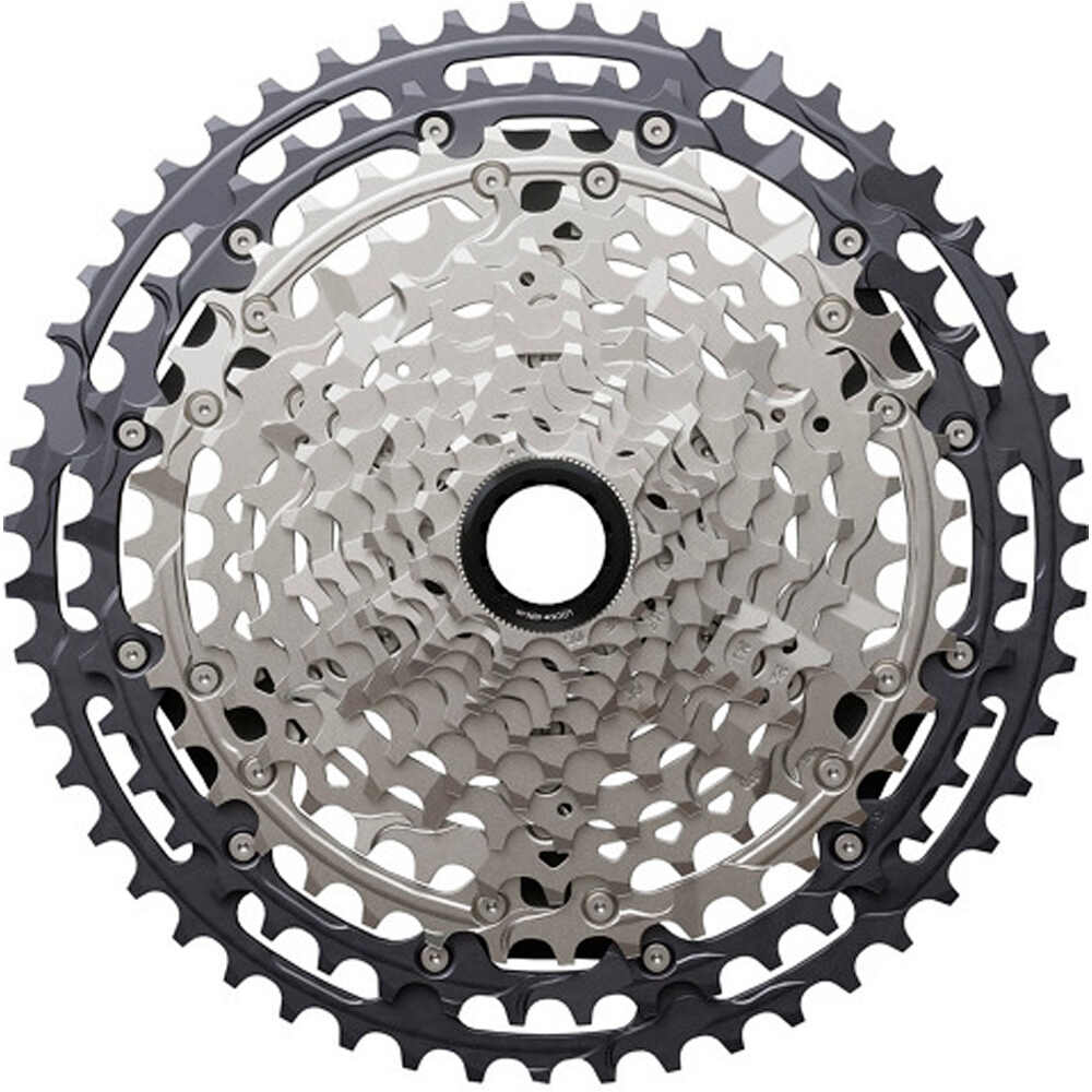 Shimano cassette bicicleta carretera Cassette M8200 Deore XT 12 Speed 10-51T vista frontal