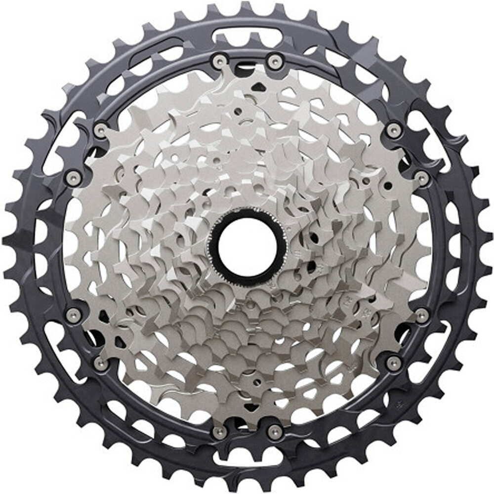 Shimano cassette bicicleta carretera Cassette M8200 Deore XT 12 Speed 9-45T vista frontal
