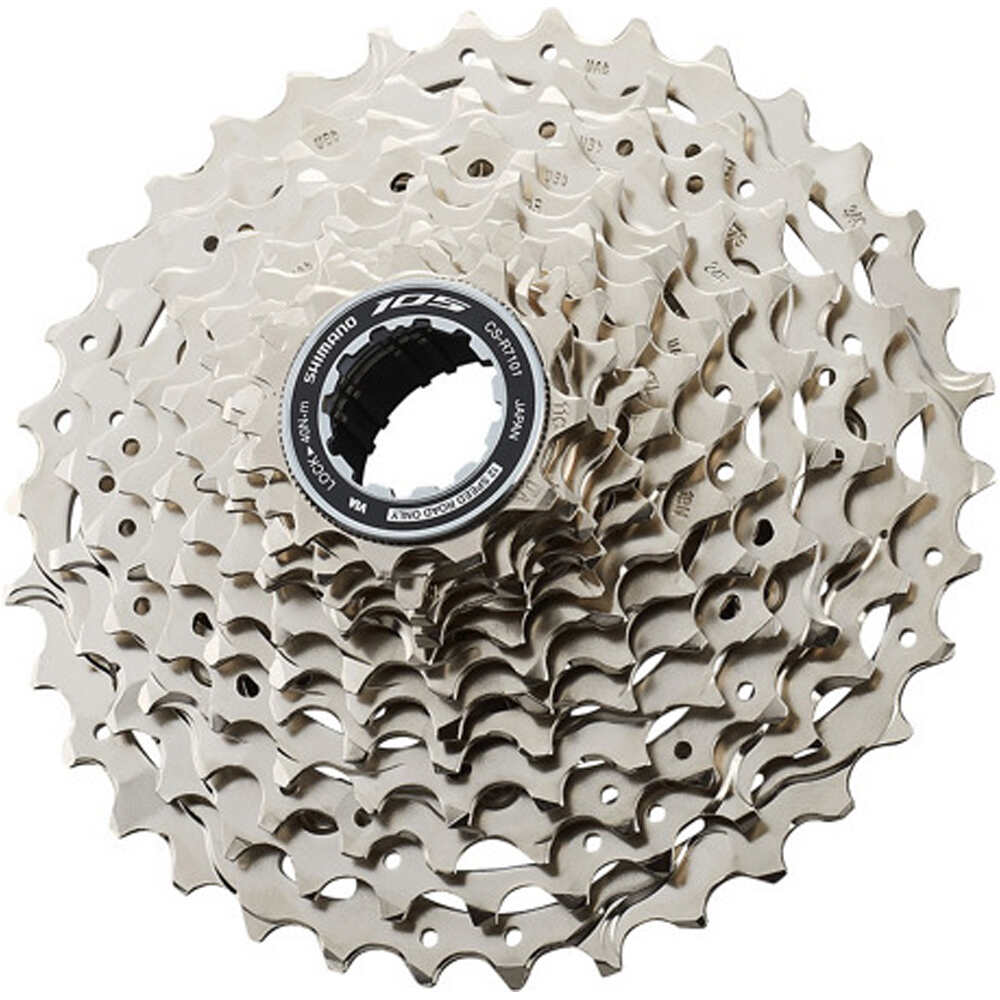 Shimano cassette bicicleta carretera SHIMANO 105 Cassette CS-R7101-12 02