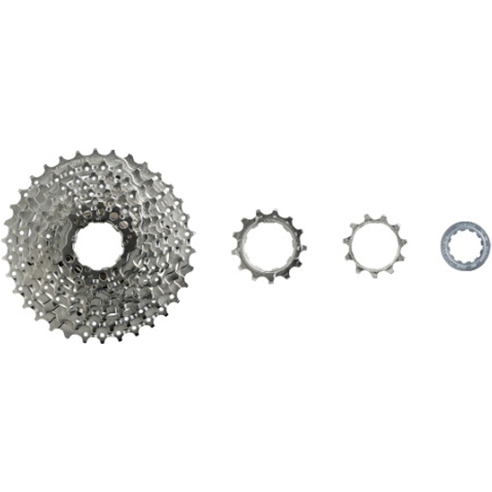 Shimano cassette mtb Cassette 9v 11-34 CS-HG400 10p vista frontal