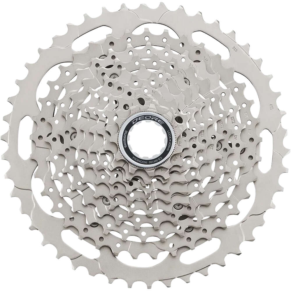 Shimano cassette mtb CASSETTE SHIMANO 10V 11/46 DEORE M4100 vista frontal