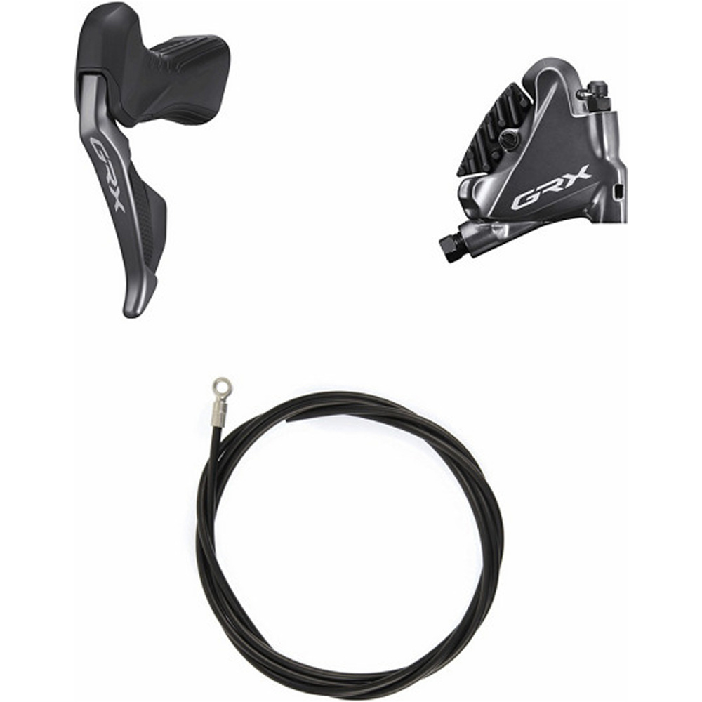 Shimano frenos disco bicicleta Kit Freno Disco Delantero Di2 vista frontal