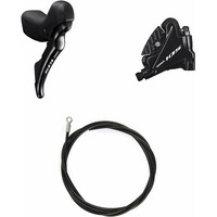 Shimano frenos disco bicicleta Kit Freno Disco Tra.- Negro vista frontal