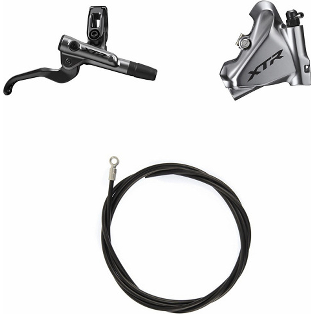 Shimano frenos disco bicicleta Kit Freno Disco Tras. Flat M. vista frontal